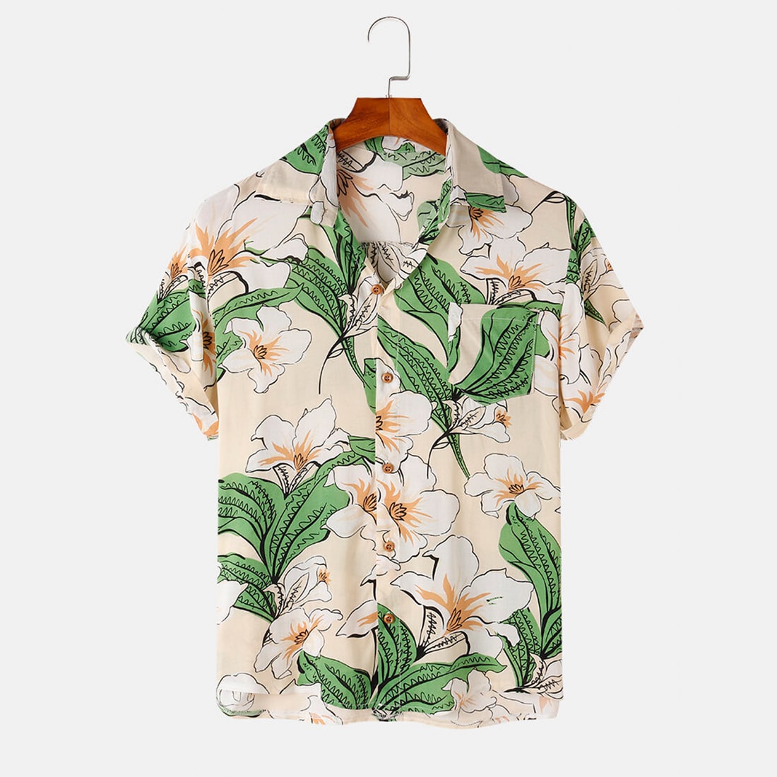 Island Lily Button-Up Shirt