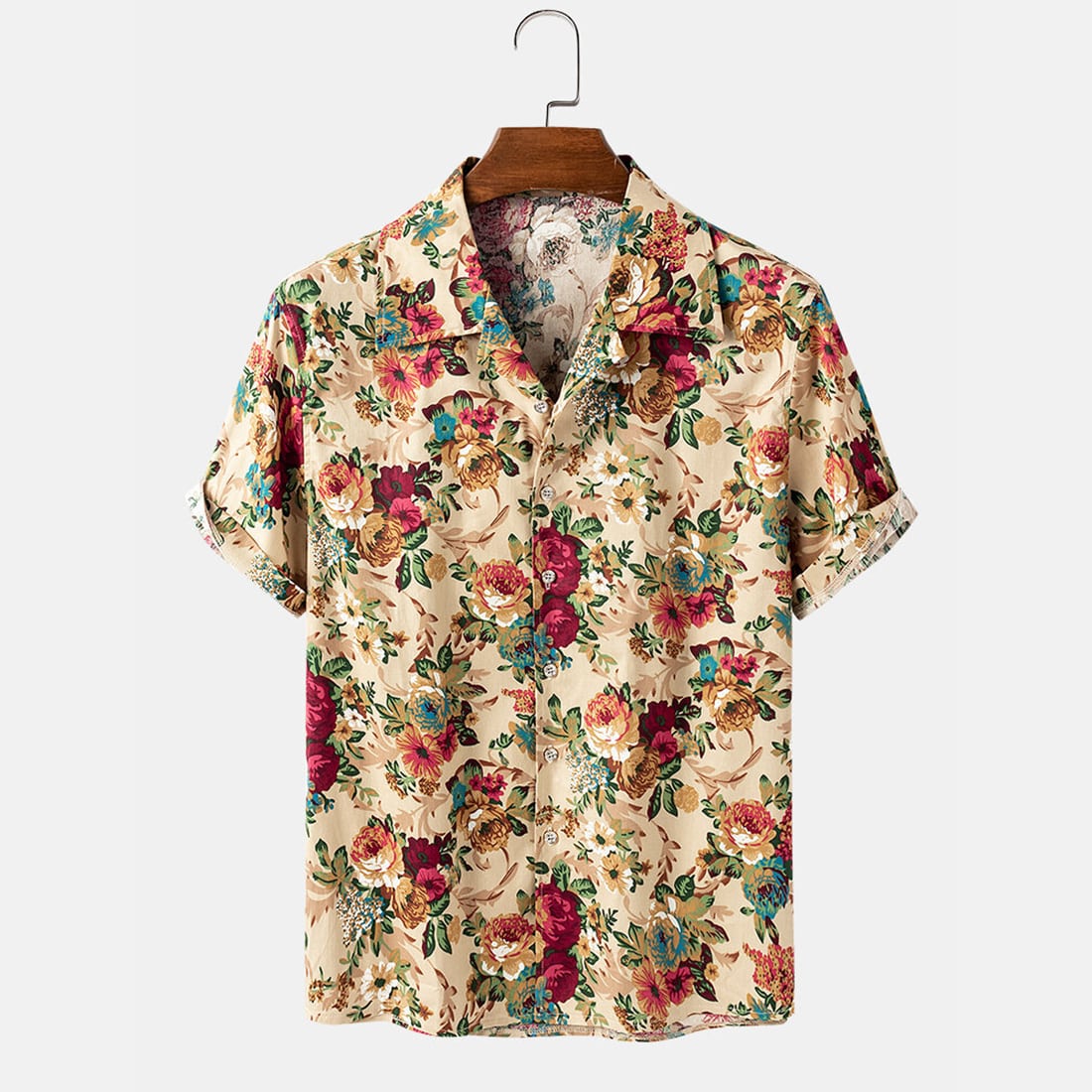 Vintage Floral Resort Shirt